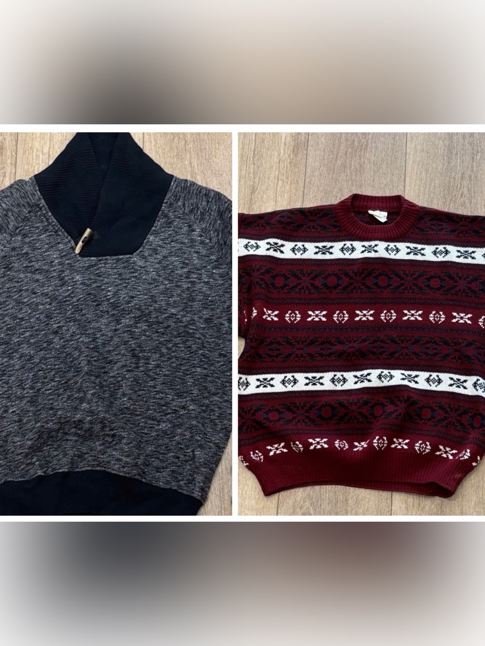 2  Sweaters Zara & Northwest